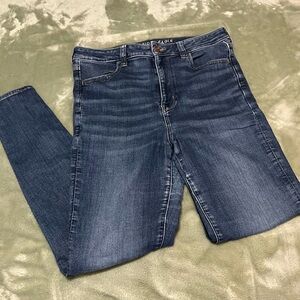 American eagle super high rise jeggings